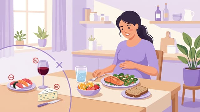 Alimentación en el embarazo: qué comer y qué evitar